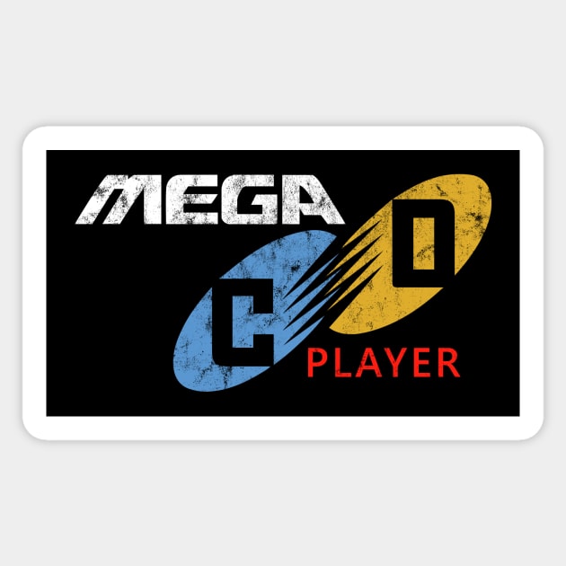 Mega CD - Japanese Sega CD I Sticker by MalcolmDesigns